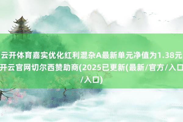 云开体育嘉实优化红利混杂A最新单元净值为1.38元-开云官网切尔西赞助商(2025已更新(最新/官方/入口)