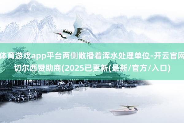 体育游戏app平台两侧散播着浑水处理单位-开云官网切尔西赞助商(2025已更新(最新/官方/入口)